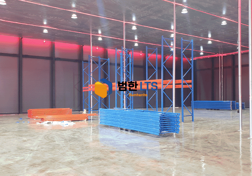 음성 소방설비 제조업체 파렛트랙 설치